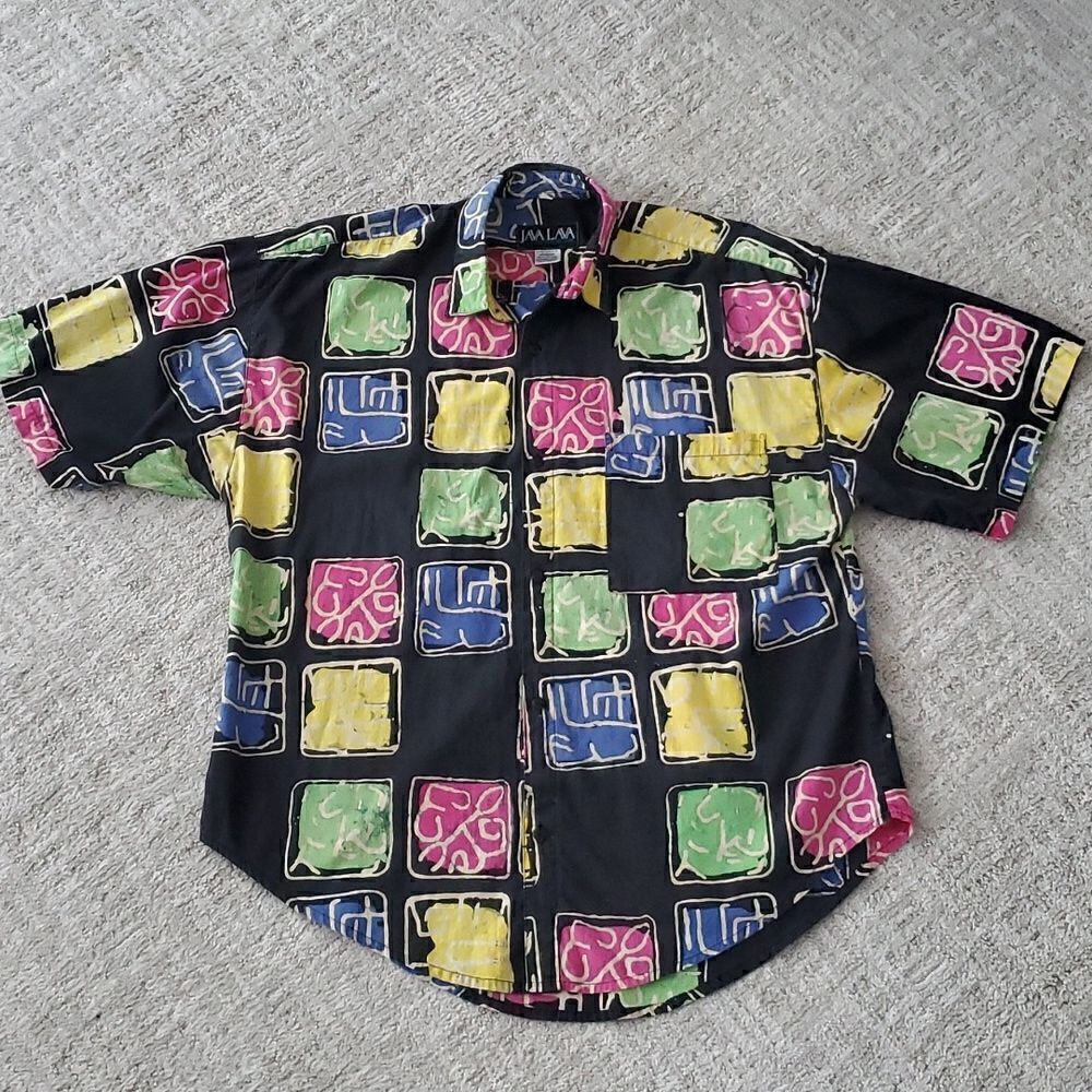 Java Lava | Retro Abstract Color Shirt